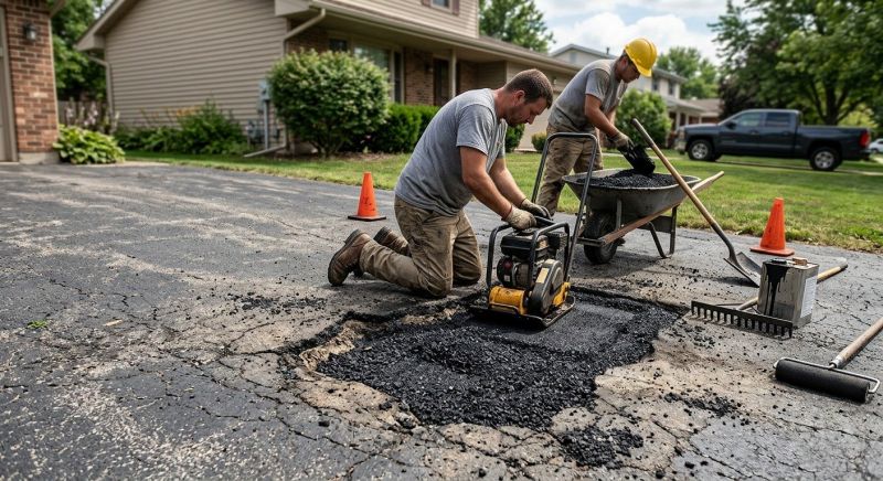 Blacktop Driveway Repair in Los Angeles, CA