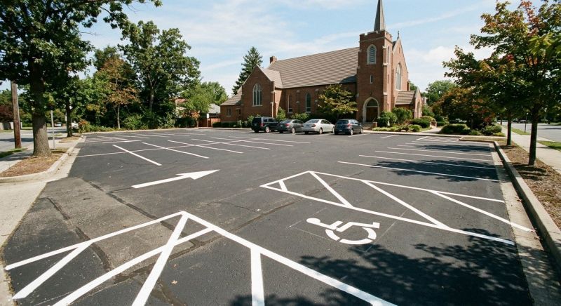 Church Parking Lot Striping in Orange County, CA