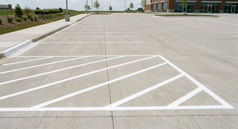 Concrete Parking Lot Striping in Hilton Head Island, SC