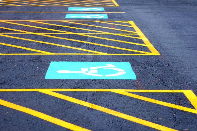 Disability Parking Marking in Houston, TX