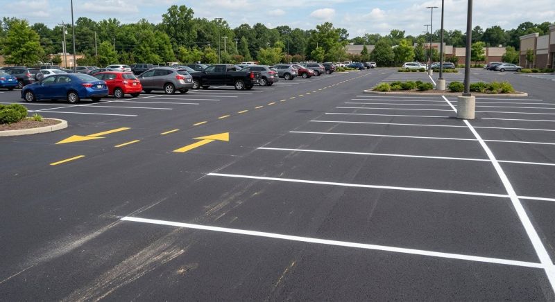 Parking Area Striping in Gwinnett County, GA