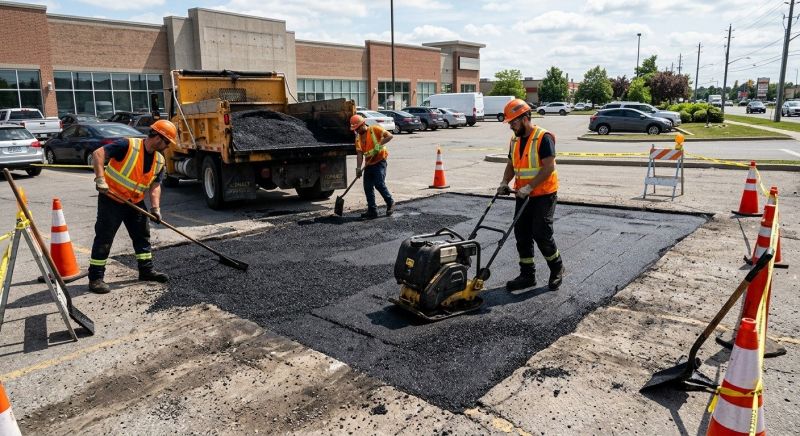 Parking Lot Repair in Conway, AR