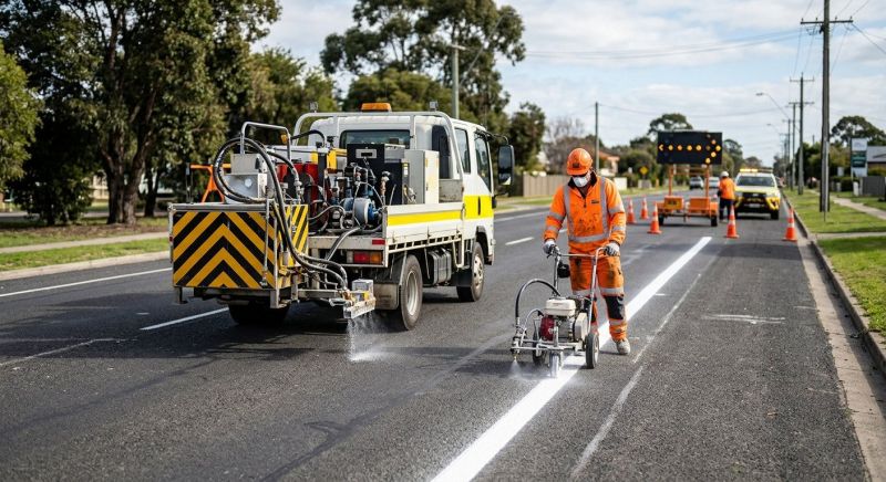 Pavement Marking Service in Roswell, GA