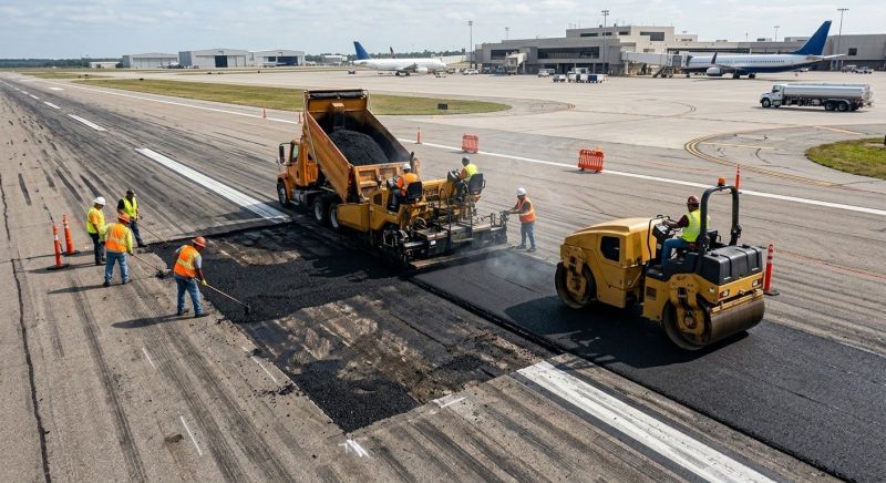 Airport Runway Repair in Los Angeles, CA