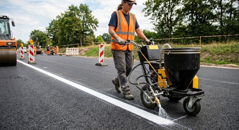 Asphalt Painting in Suwanee, GA
