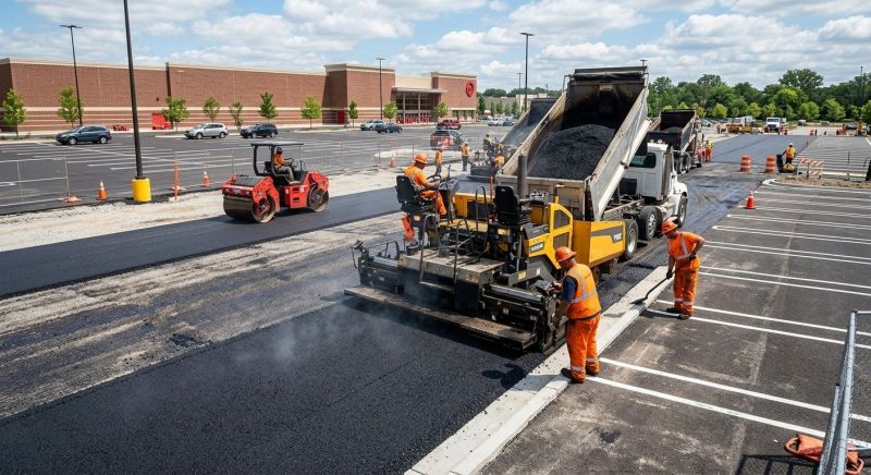 Asphalt Parking Lot Paving in Little Rock, AR