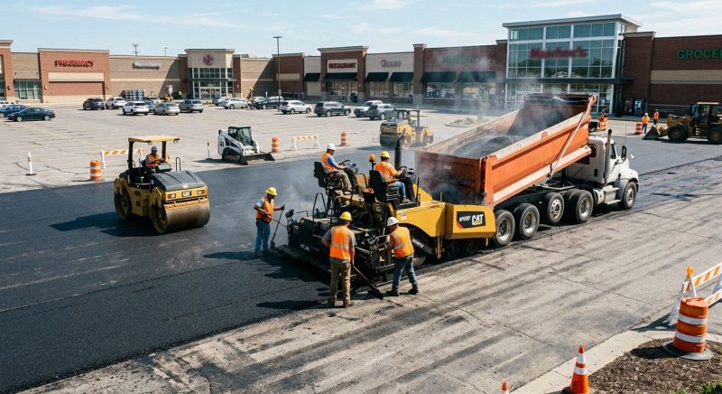 Asphalt Parking Lot Paving in Little Rock, AR