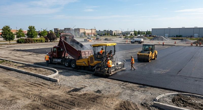 Asphalt Parking Lot Paving in Savannah, GA