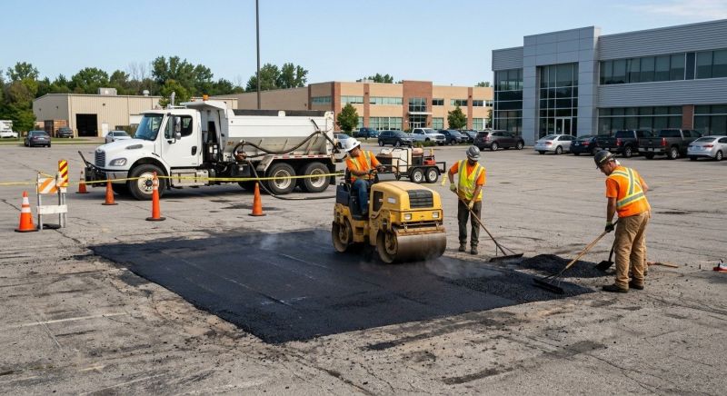 Asphalt Parking Lot Repair in Orange County, CA