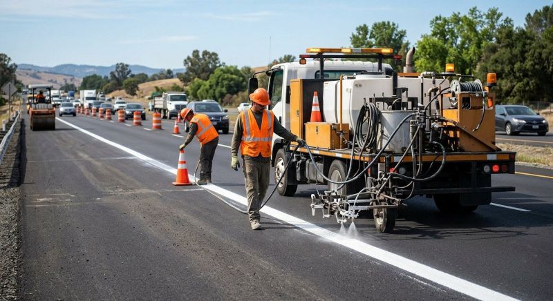 Asphalt Striping in Orange County, CA