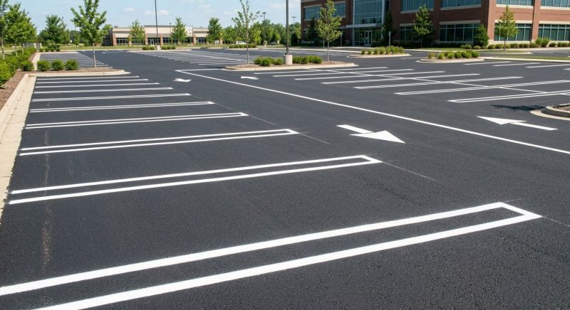 Commercial Asphalt Painting in Savannah, GA