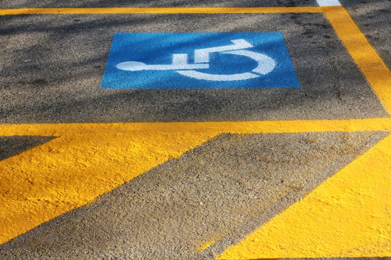 Disability Parking Marking in Los Angeles, CA