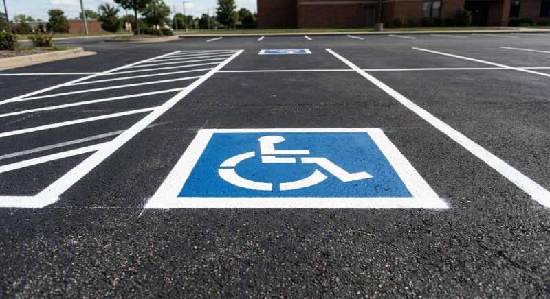 Disability Parking Marking in Acworth, GA