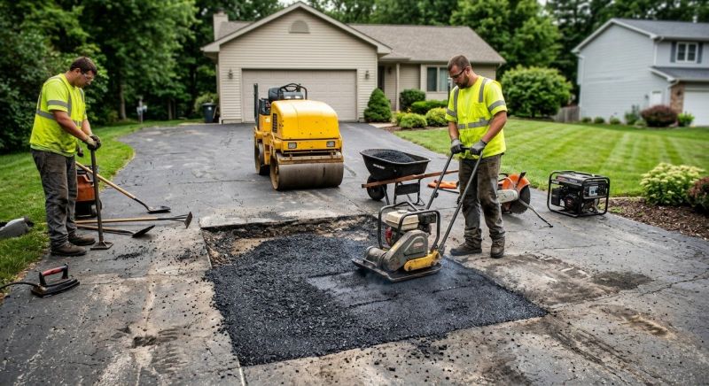 Driveway Paving Repair in Little Rock, AR