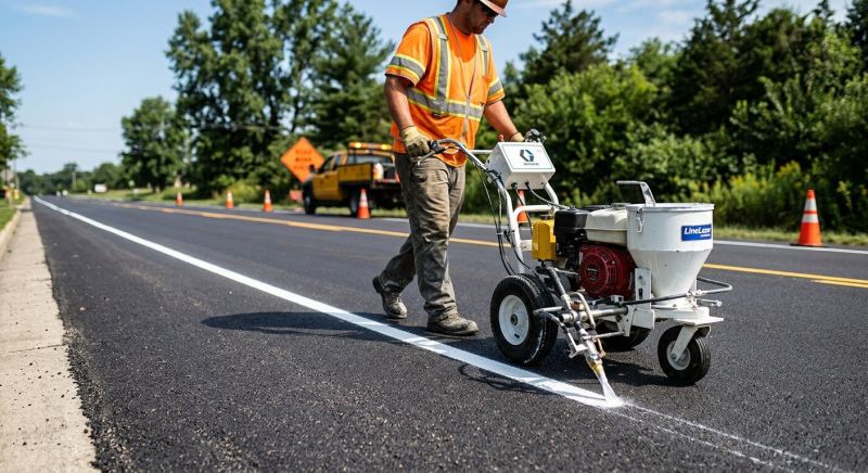 Line Striping Service in Los Angeles, CA