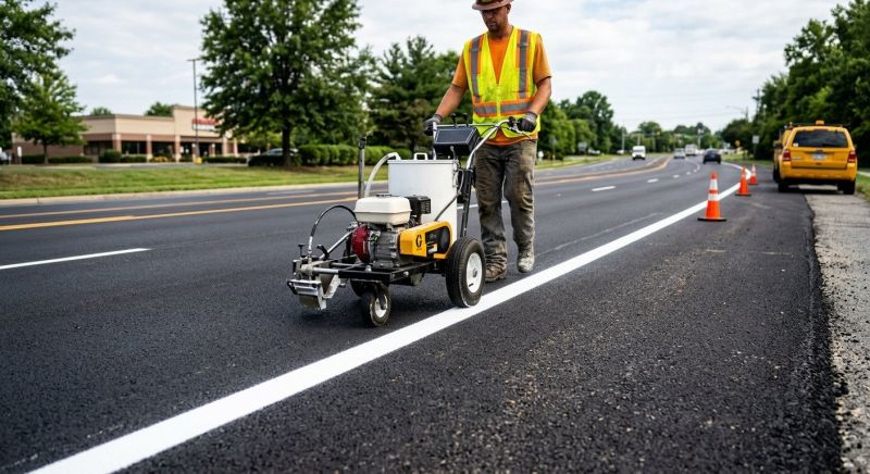 Line Striping Service in Los Angeles, CA