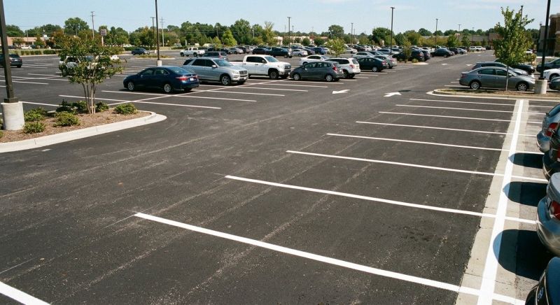 Parking Area Striping in Gwinnett County, GA