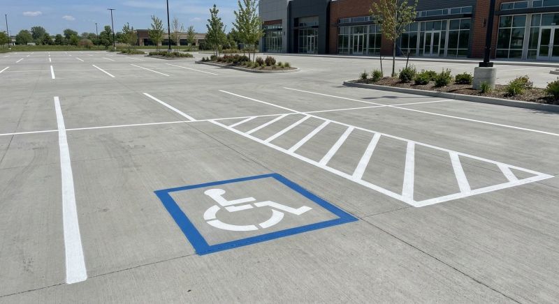 Parking Garage Striping in Canton, GA