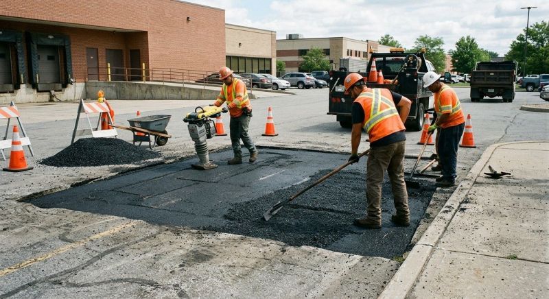 Parking Lot Repair in Little Rock, AR