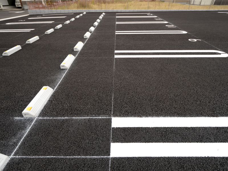 Striping in Commercial Parking Lots
