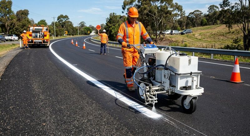 Pavement Marking Service in Roswell, GA